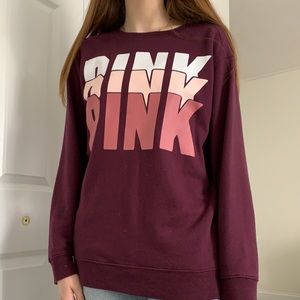 PINK Crew Neck Sweatshirt
